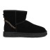 Men`s Ugg Classic Mini Deco Suede Boots Black Dressinn