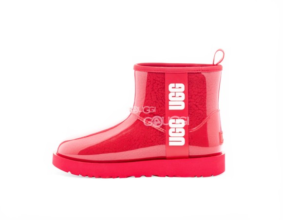 Classic Clear Mini Ribbon Red