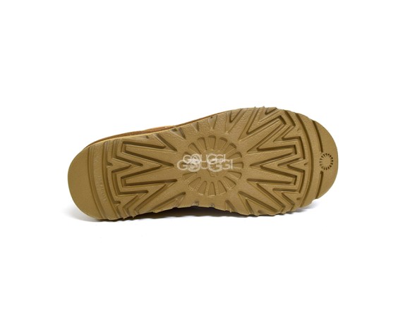 Mini Bailey Logo Strap Suede Chestnut