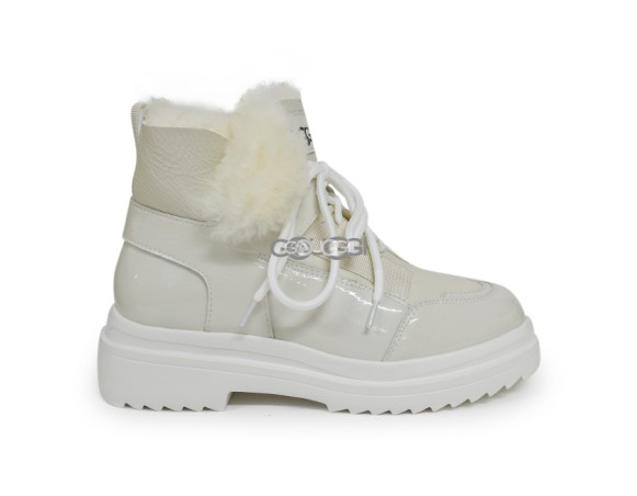 UGG Martin Patent - White