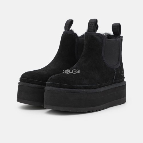UGG Neumel Platform Chelsea Black