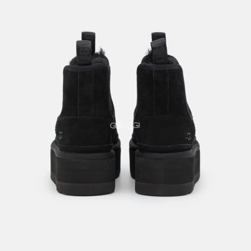 UGG Neumel Platform Chelsea Black