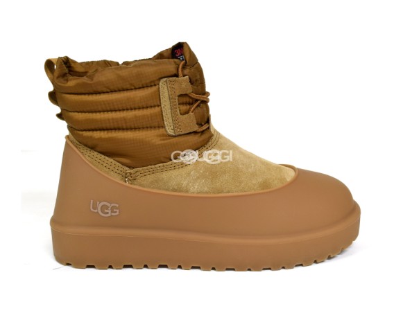 Classic Mini Lace-Up Weather Chestnut